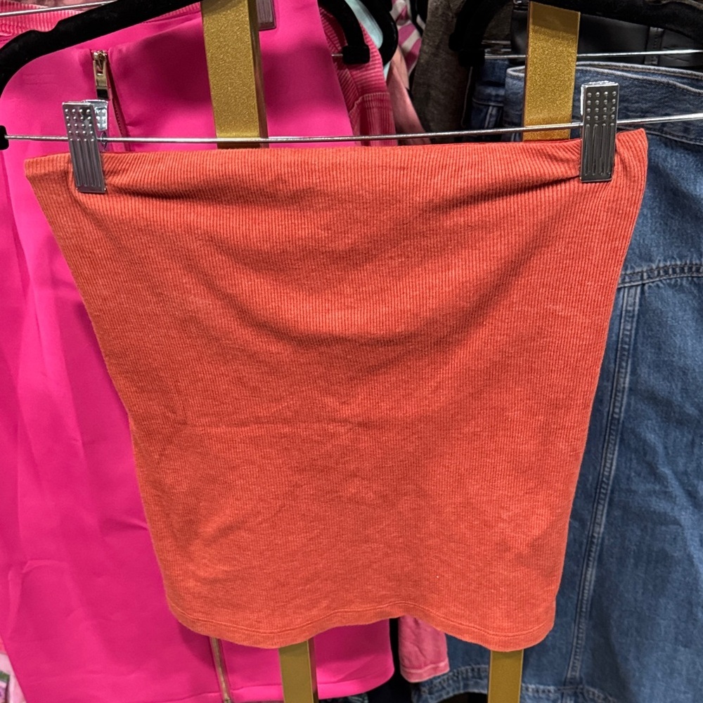 Aerie Rust Ribbed Top